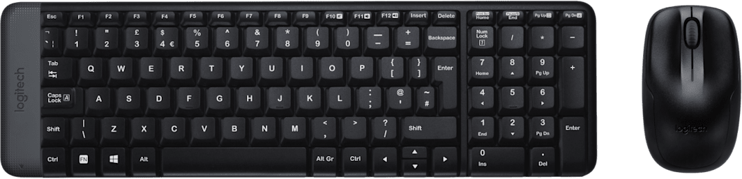 Ensemble clavier et souris sans fil Logitech MK220 - AZERTY (920-003160)