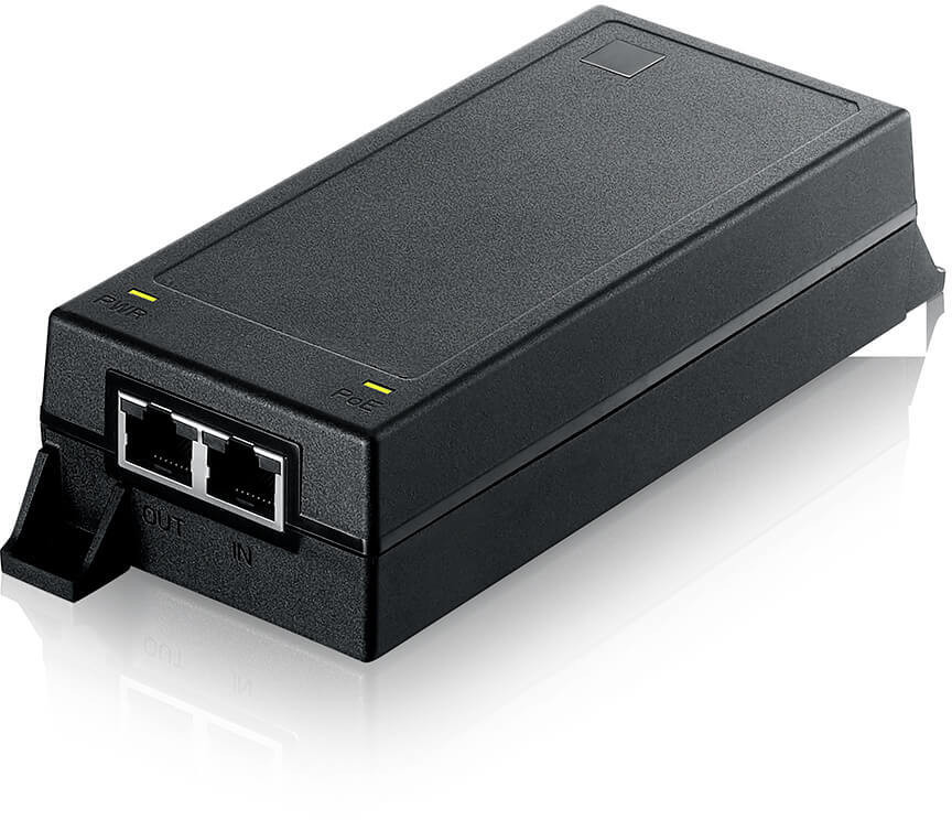 Injecteur Zyxel PoE+ 2,5G PoE12-60W (POE12-60W-EU0101F) – Image 2