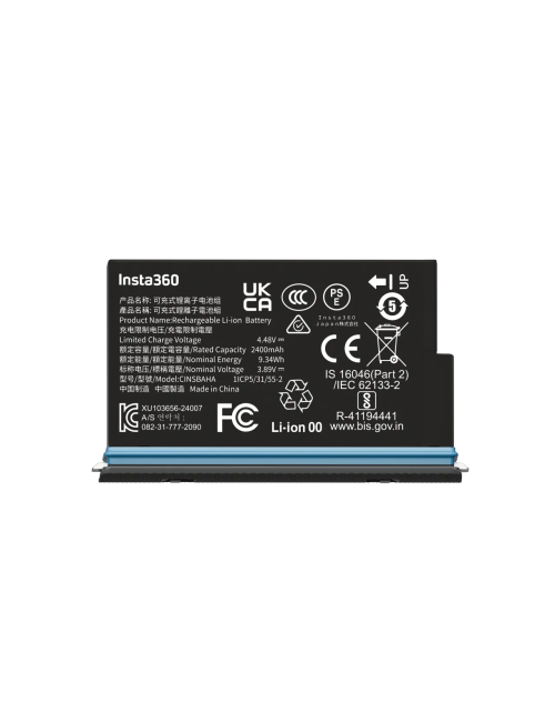 INSTA360 X5 BATTERIE RECHARGEABLE CINSBAHA