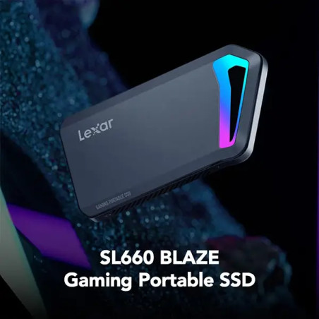LEXAR SL660 BLAZE GAMING PORTABLE 1TB SSD – Image 2