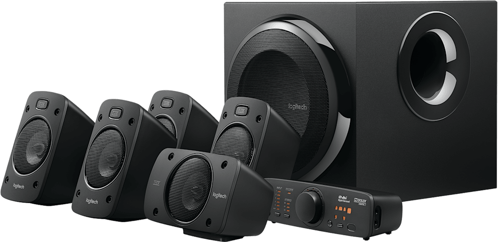 Logitech Speaker System Z906 Universel 500 W Noir 5.1 (980-000469) – Image 2