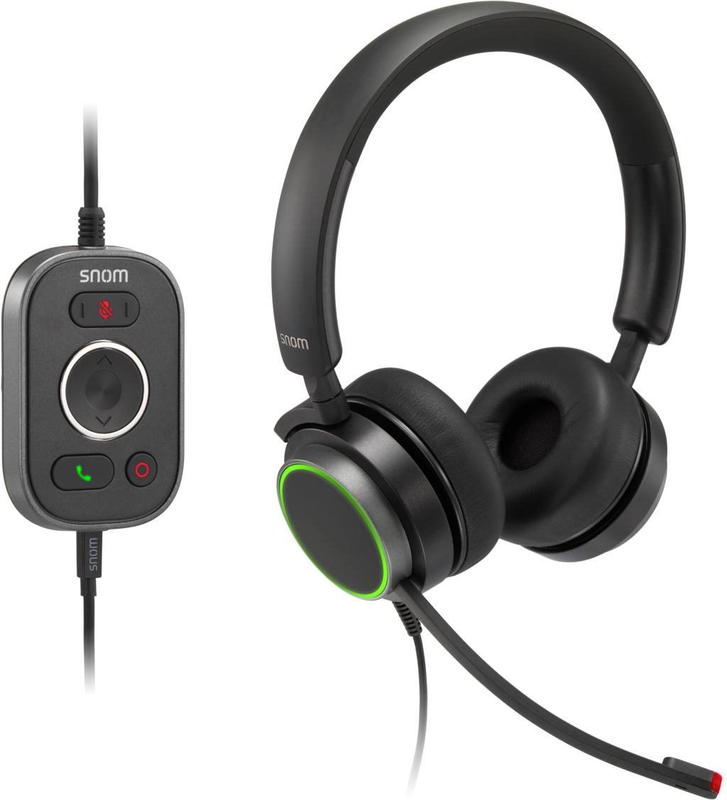 Micro-casque filaire Snom A330D - Jack 3,5mm / USB (00004598)