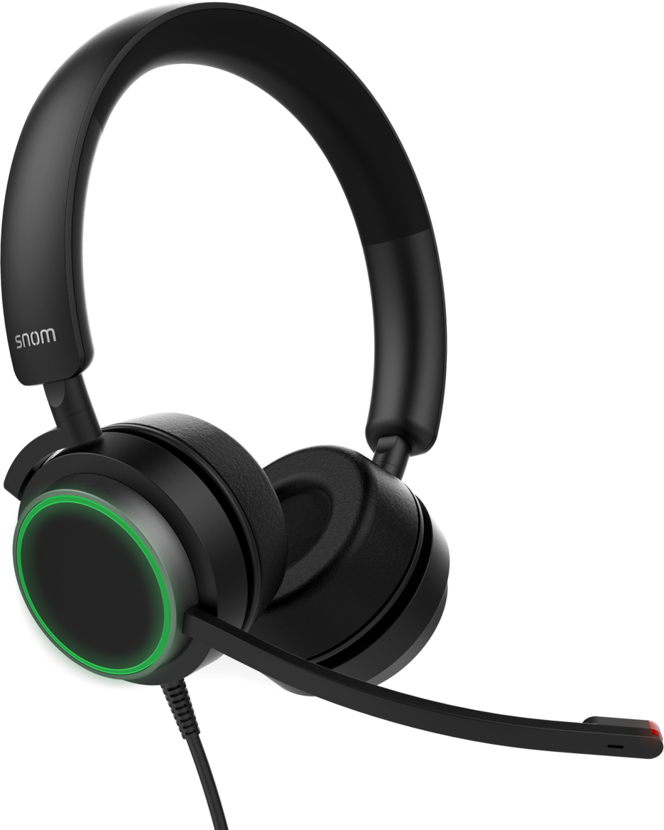 Micro-casque filaire Snom A330D - Jack 3,5mm / USB (00004598) – Image 2