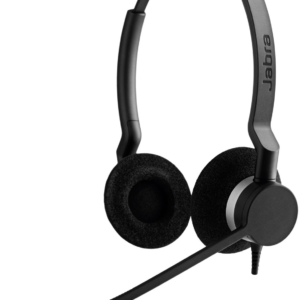 Casque-micro stéréo Jabra BIZ 2300 QD Duo Anti-Bruit avec adaptateur Jabra Link 230 - USB plug-and-play (2309-820-104 + 230-09)