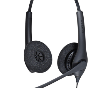 Micro-casque Jabra BIZ 1500 Duo Wideband micro antibruit + Adaptateur Jabra Link 230 - USB plug-and-play (1519-0154 + 230-09)