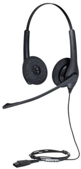 Micro-casque Jabra BIZ 1500 Duo Wideband micro antibruit + Adaptateur Jabra Link 230 - USB plug-and-play (1519-0154 + 230-09) – Image 2
