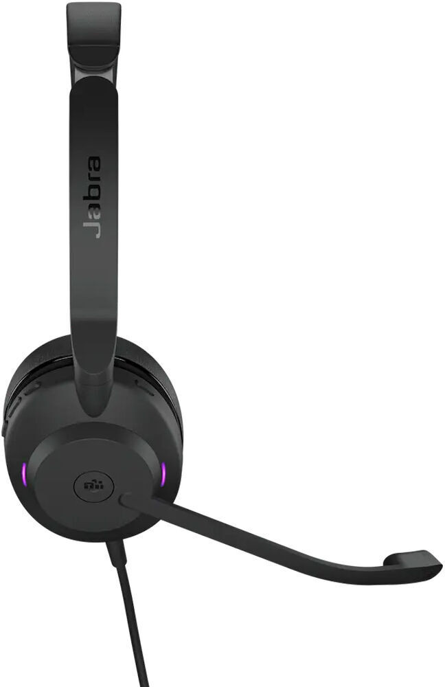 Micro-casque Jabra Evolve2 30 SE version Stereo MS, adaptateur USB C/A (23189-999-779) – Image 3