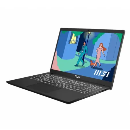 MSI MODERN 14 C13M-1446MA Intel I5-1335U/16GB DDR4/512GB SSD/14" FHD IPS/Win11 - Noir Classic – Image 2