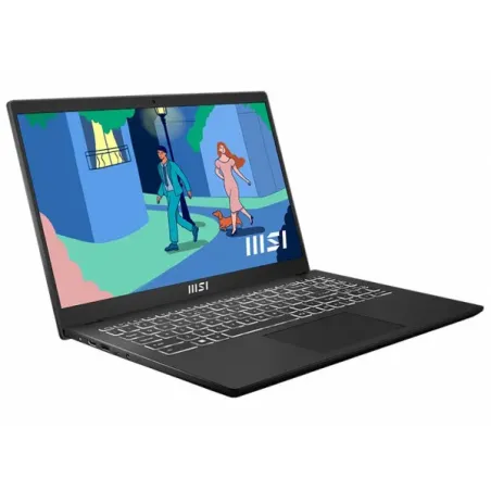 MSI MODERN 14 C13M-1446MA Intel I5-1335U/16GB DDR4/512GB SSD/14" FHD IPS/Win11 - Noir Classic – Image 3