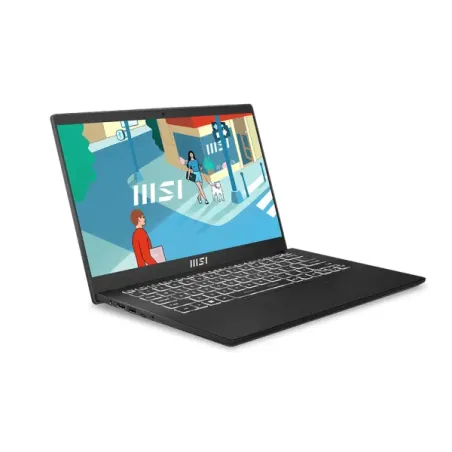 MSI MODERN 14 C13M-1450MA Intel I5-1335U/16GB DDR4/512GB SSD/14" FHD IPS/Win11 - Noir Classic + BAG + Souris – Image 4