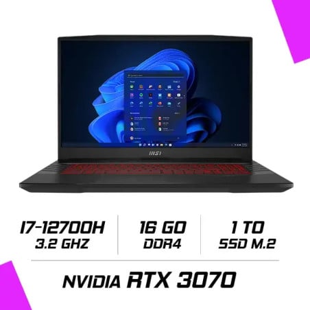 MSI PULSE GL76 (I7-12700H/16GB/1TB SSD/RTX 3070 8GB/17.3" IPS Full HD/Windows 11) Gris – Image 6