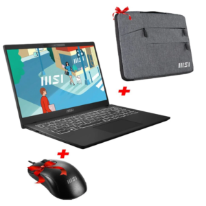 MSI MODERN 14 C13M-1450MA Intel I5-1335U/16GB DDR4/512GB SSD/14" FHD IPS/Win11 - Noir Classic + BAG + Souris