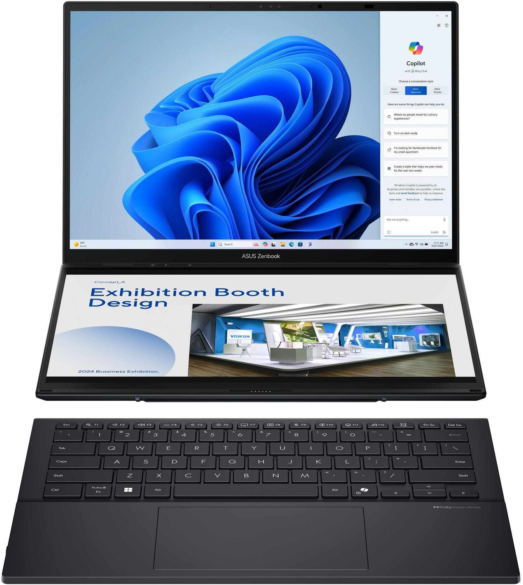Ordinateur portable Asus Zenbook Duo (UX8406CA-QL048W) – Image 2