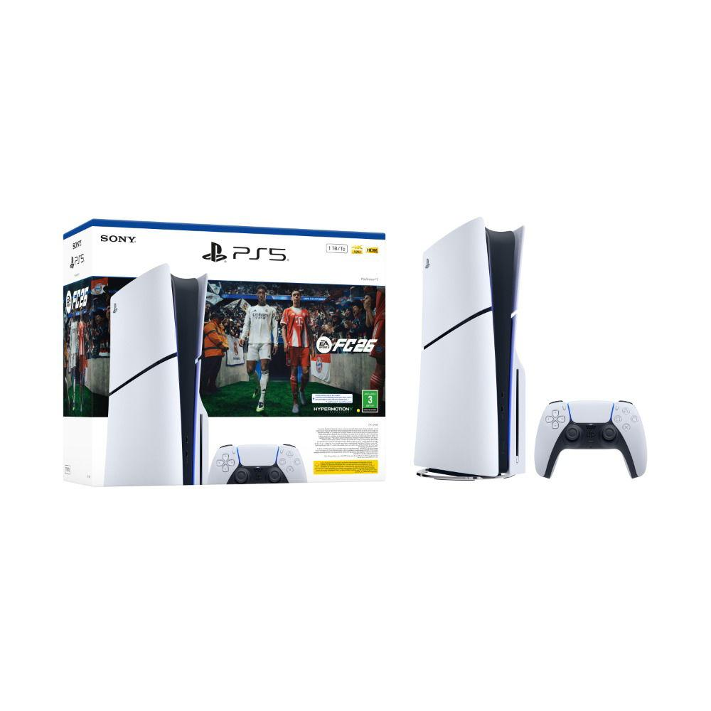 Pack Console PlayStation®5 Slim Standard (avec CD) 1 To + EA SPORTS FC 26 (CFI-2116A01Y)