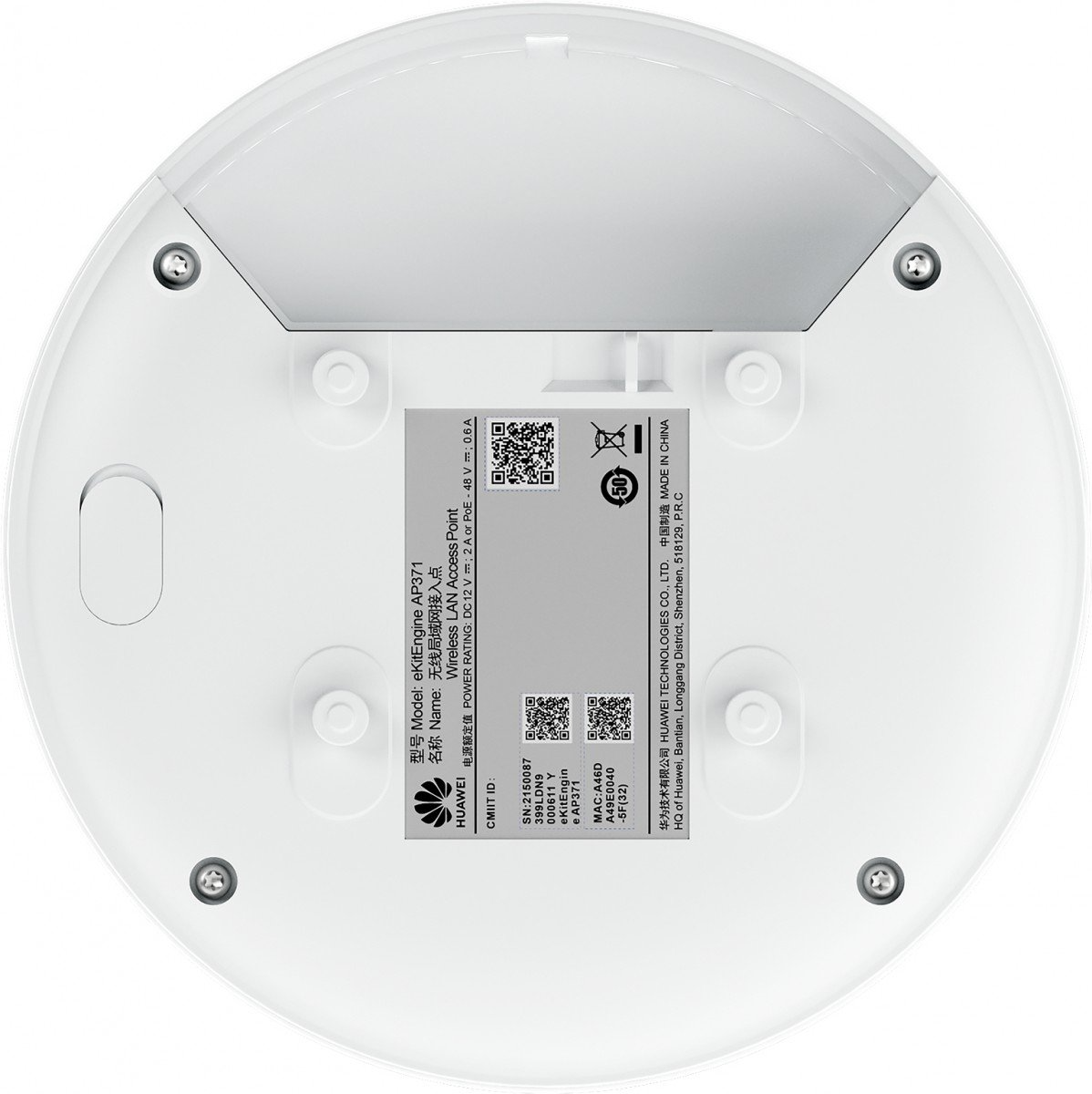 Point d’accès WiFi 7 Huawei eKitEngine AP371 Intérieur (50087399-001) – Image 4