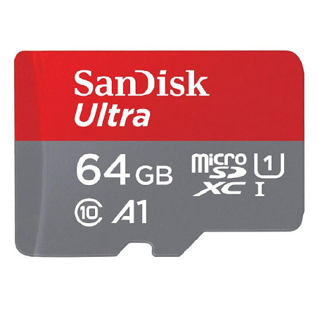 SANDISK ULTRA ANDROID MICROSDXC 64 GO + ADAPTATEUR SD