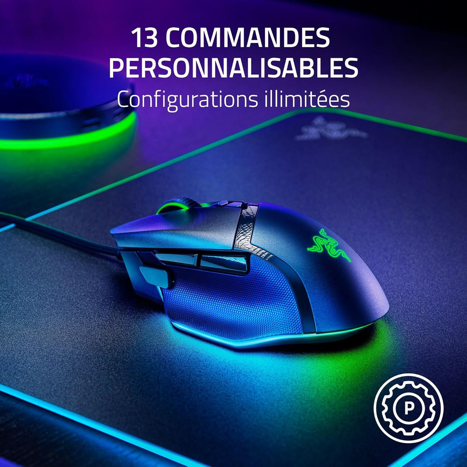 Souris gaming filaire Razer Basilisk V3 35K (RZ01-05230100-R3M1) – Image 6