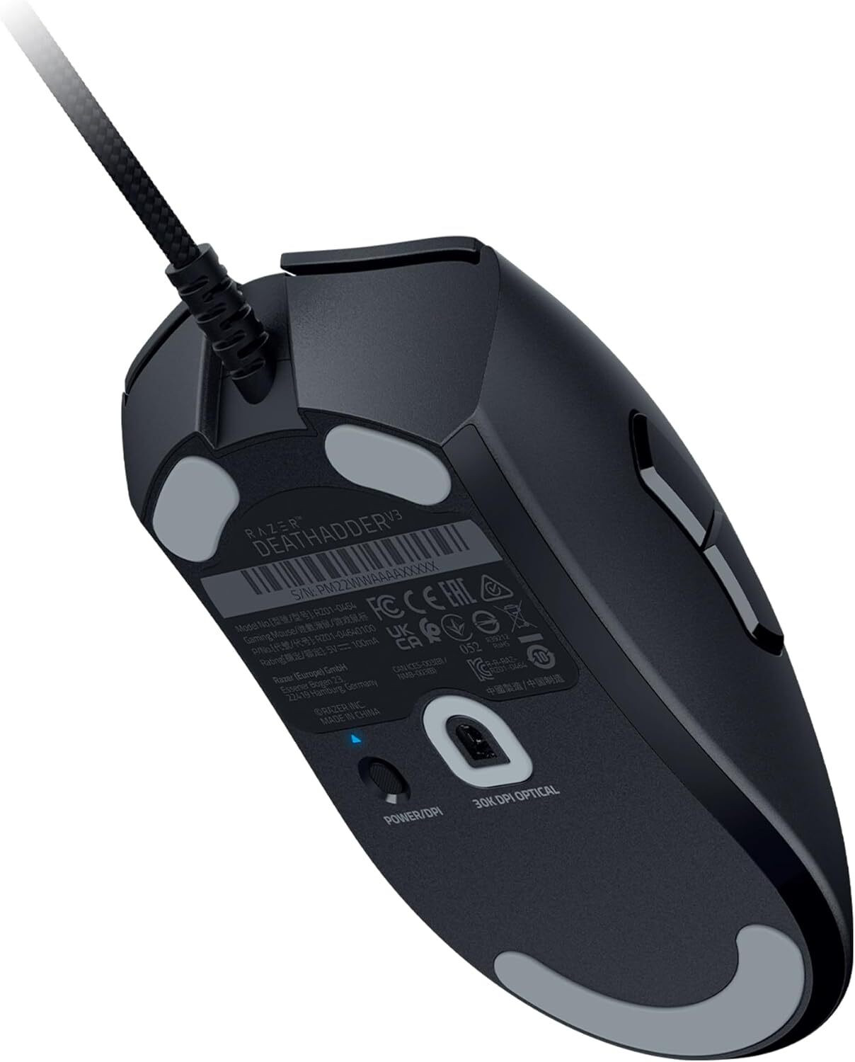 Souris gaming filaire Razer DeathAdder V3 (RZ01-04640100-R3M1) – Image 4