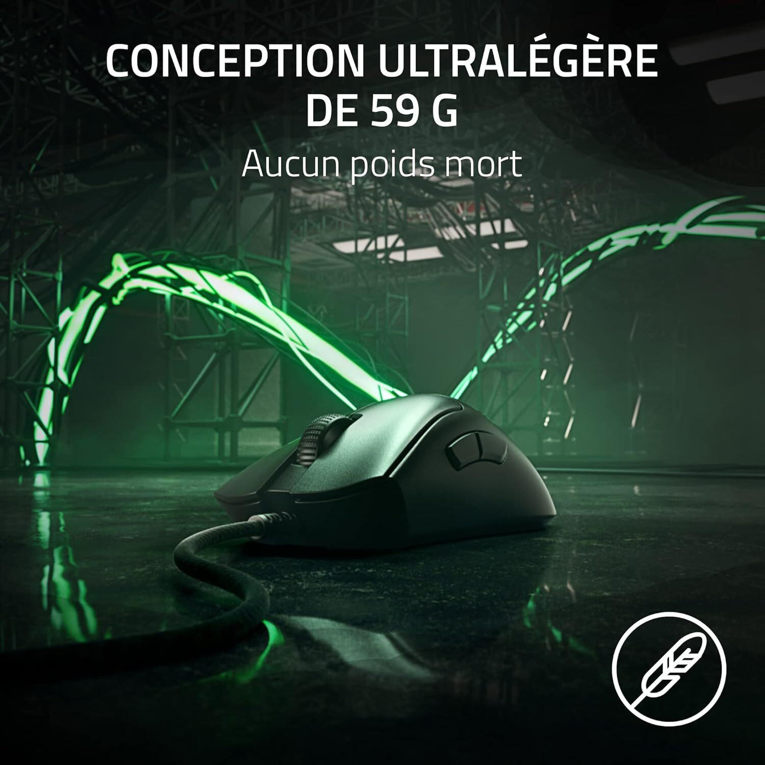 Souris gaming filaire Razer DeathAdder V3 (RZ01-04640100-R3M1) – Image 7