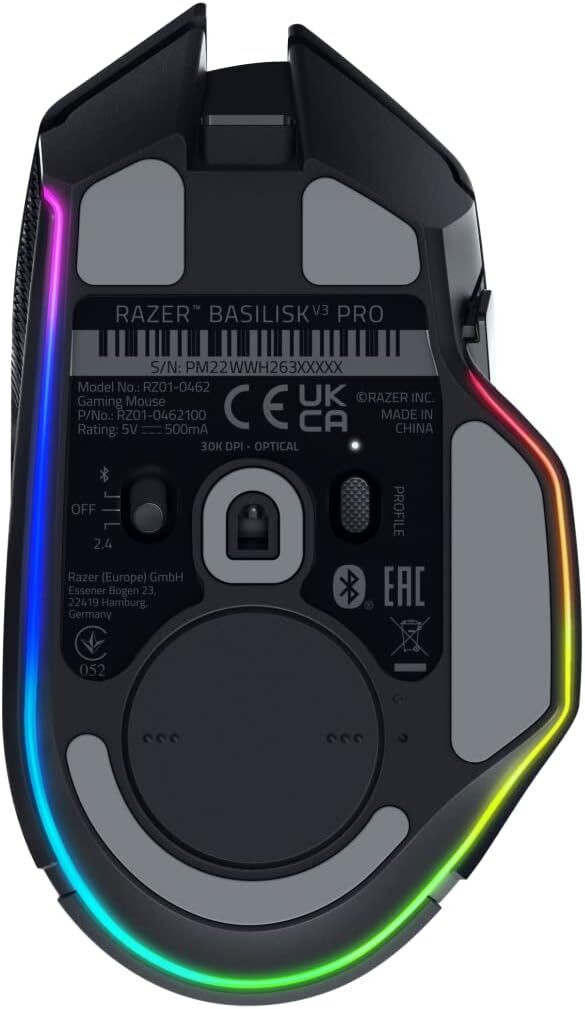 Souris sans fil Gaming Razer Basilisk V3 Pro (RZ01-04620100-R3G1) – Image 6
