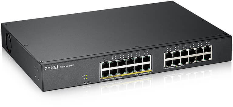 Switch Administrable Zyxel GS1900-24 PoE 24 ports GbE L2 (GS1900-24EP-EU0101F) – Image 2